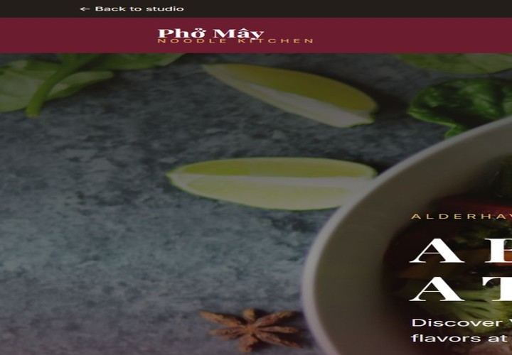 Phở Mây · Design concept